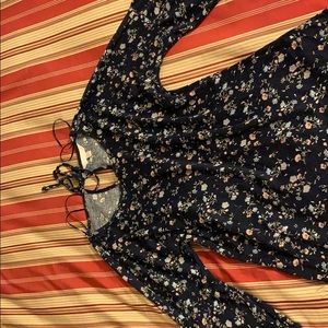 Lauren Conrad blue blouse